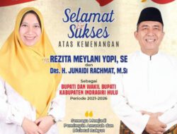 Dengan mengantongi 93 suara dalam PSU, Rezita Meylani Yopi sebentar lagi akan mencatatkan sejarah sebagai Bupati Inhu dan termuda.