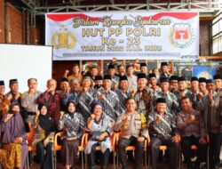 Pengurus Persatuan Purnawirawan (PP) Polri Indragirihulu merayakan HUT Ke 23.