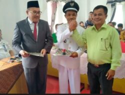 Kadis PMD Lantik Pj Kepala Desa Sitolubanua Fadoro