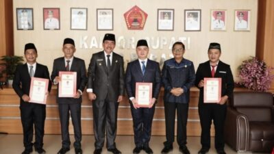 Bupati Nias Barat Lantik Direktur UPTD RS Pratama Lologolu Soguna Bazato