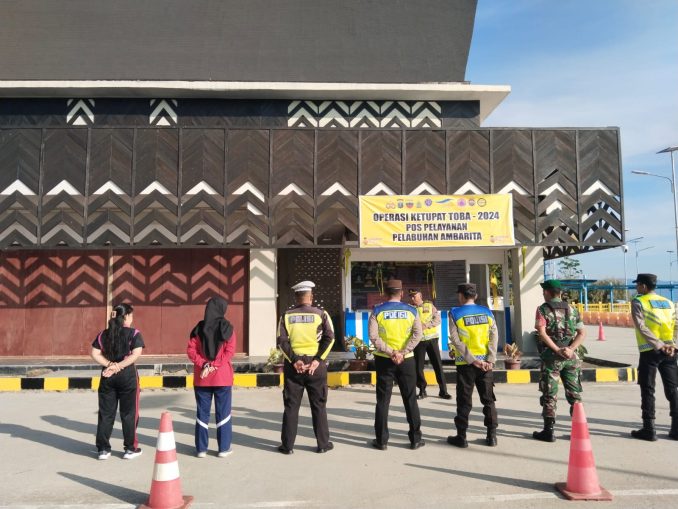 Pos Operasi Ketupat Toba 2024 Polres Samosir dan Daerah Rawan Macat, Longsor di Wilayah Samosir