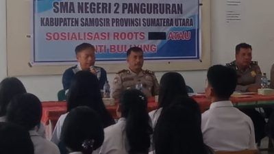 SMA Negeri 2 Pangururan Laksanakan Sosialisasi Roots /Anti Bullying