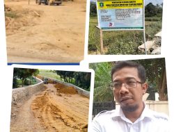 Kontraktor Proyek Pembangunan Ruas Jalan Sumur – Tamanjaya Diduga Gunakan Tanah Hasil Tambang Illegal, Kadis PUPR Banten Cuek