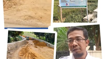 Kontraktor Proyek Pembangunan Ruas Jalan Sumur – Tamanjaya Diduga Gunakan Tanah Hasil Tambang Illegal, Kadis PUPR Banten Cuek