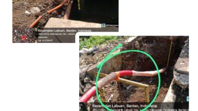 Edan!!! Kabel SKTM Milik PLN Cabang Labuan Ditanam Hanya 0,25 Meter