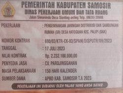 PLSFK-GRACEINDO Apresiasi Langkah Masyarakat Desa Hatoguan Laporkan Dugaan Penyimpangan Proyek ke Kejaksaan Negeri Samosir