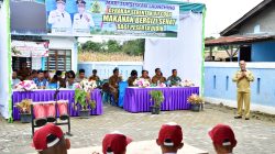 Pemkab Samosir Launching Gerakan Serentak Uji Coba Makan Bergizi Sehat Bagi Peserta Didik