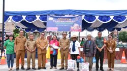 Warga Pangururan Antusias, Serbu Gerakan Pangan Murah di Taman Sitolu Hae Horbo